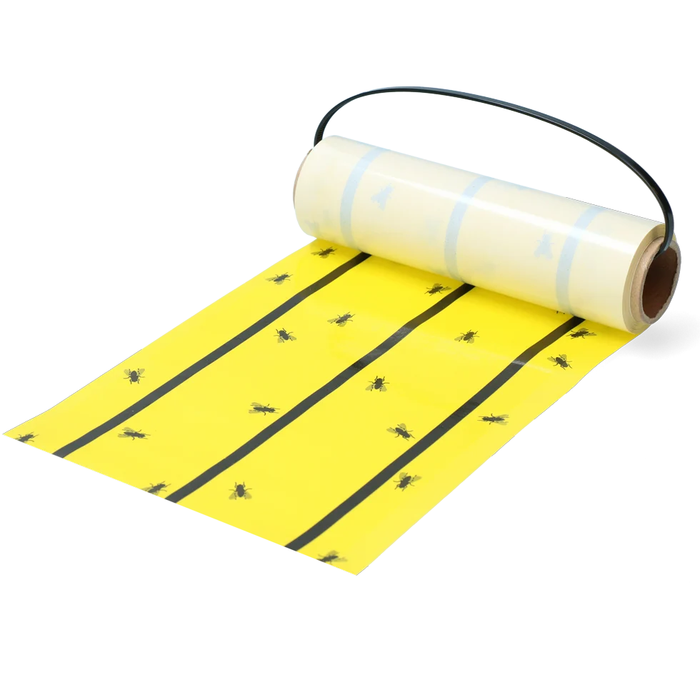 Rolă adezivă galbenă pentru muște 5 m x 15 cm – Knock Pest - imagine 1