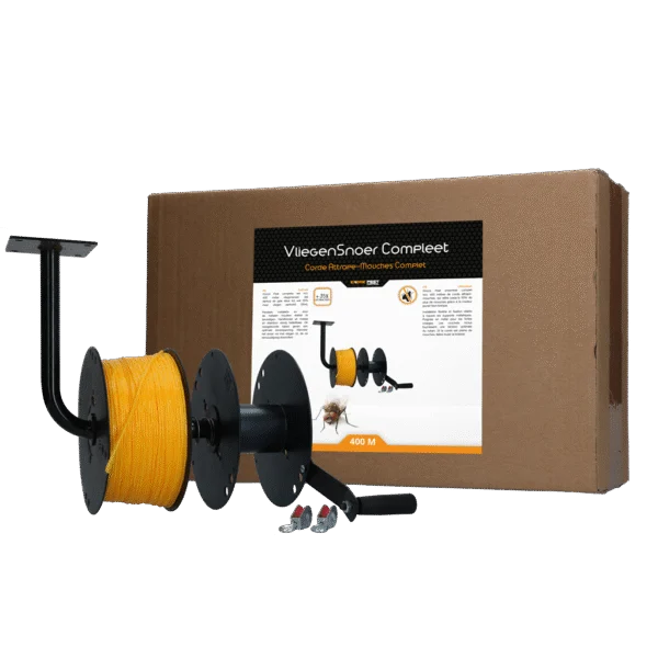 Set cu fir pentru muște, galben, 400 m – Knock Pest