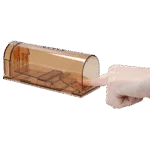 Capcană pentru capturarea în viață a șoarecilor, din policarbonat, cu suport pentru momeală – Knock Pest - imagine 2