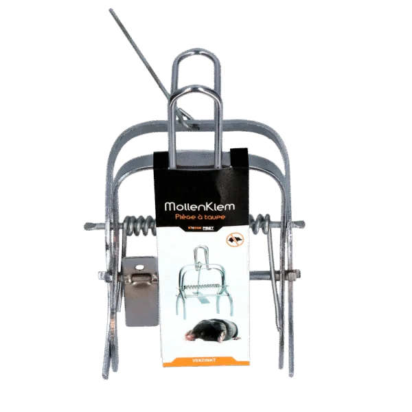 Capcană pentru cârtițe cu arc extra puternic, zincată, 19 x 12,5 cm – Knock Pest