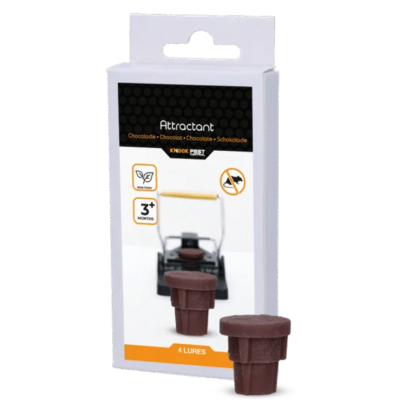 Momeală pentru șoareci și șobolani cu aromă de ciocolată, 4 bucăți – Knock Pest Attractant