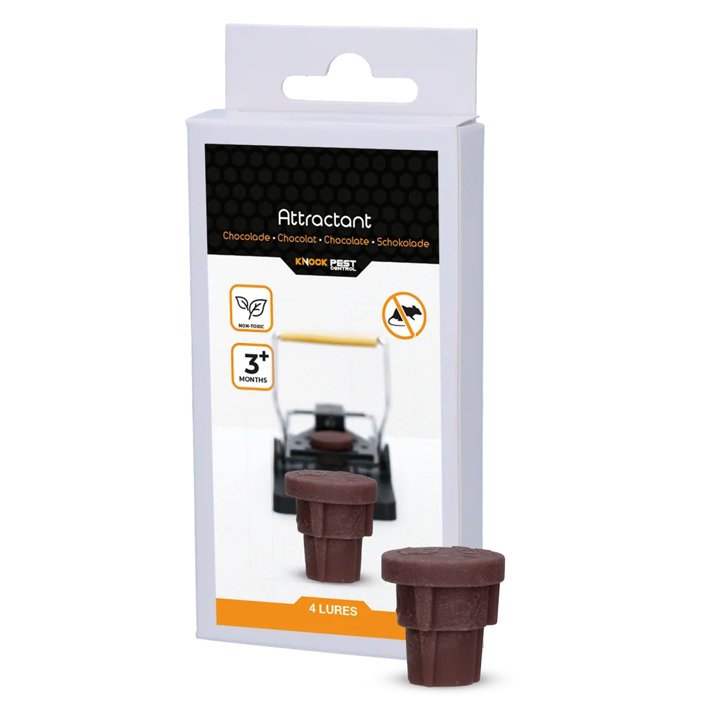 Momeală pentru șoareci și șobolani cu aromă de ciocolată, 4 bucăți – Knock Pest Attractant - imagine 1