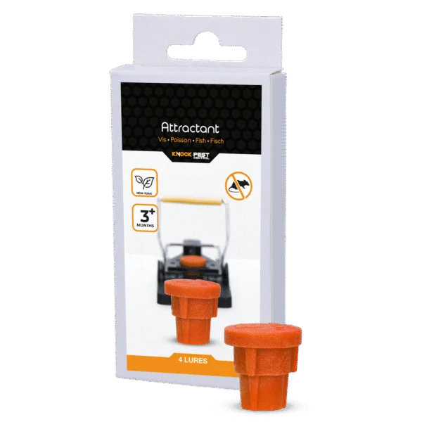Momeală pentru șoareci și șobolani cu aromă de pește, 4 bucăți – Knock Pest Attractant