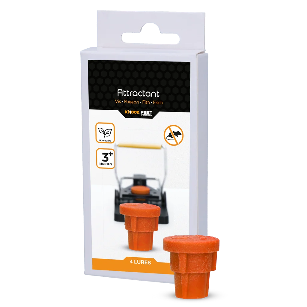 Momeală pentru șoareci și șobolani cu aromă de pește, 4 bucăți – Knock Pest Attractant - imagine 1