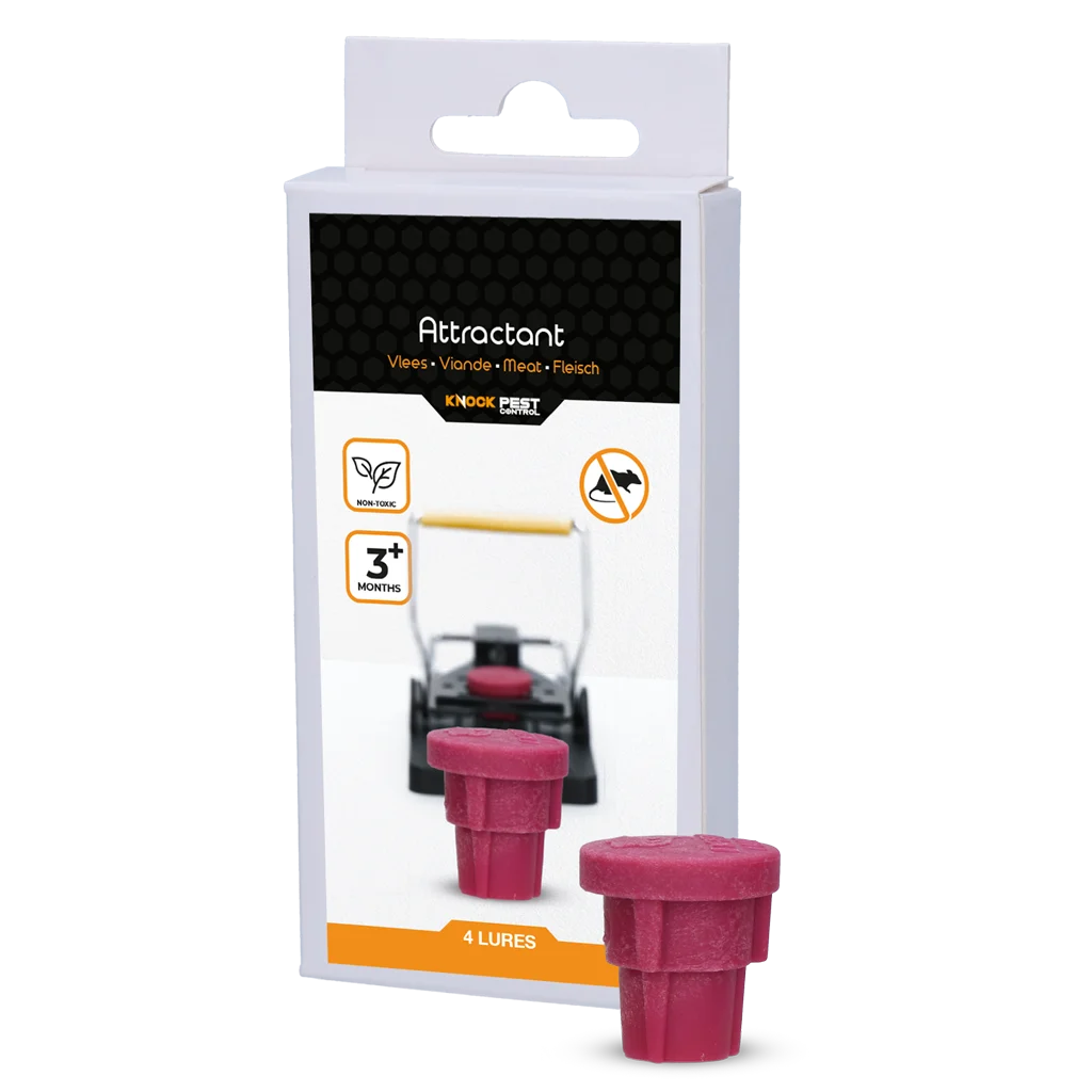Momeală pentru șoareci și șobolani cu aromă de carne, 4 bucăți – Knock Pest Attractant - imagine 1