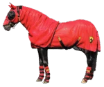 Pătură antiinsecte cu protecție pentru gât și Insect Shield®, 183 cm – Horse Armor Knockdown - imagine 2