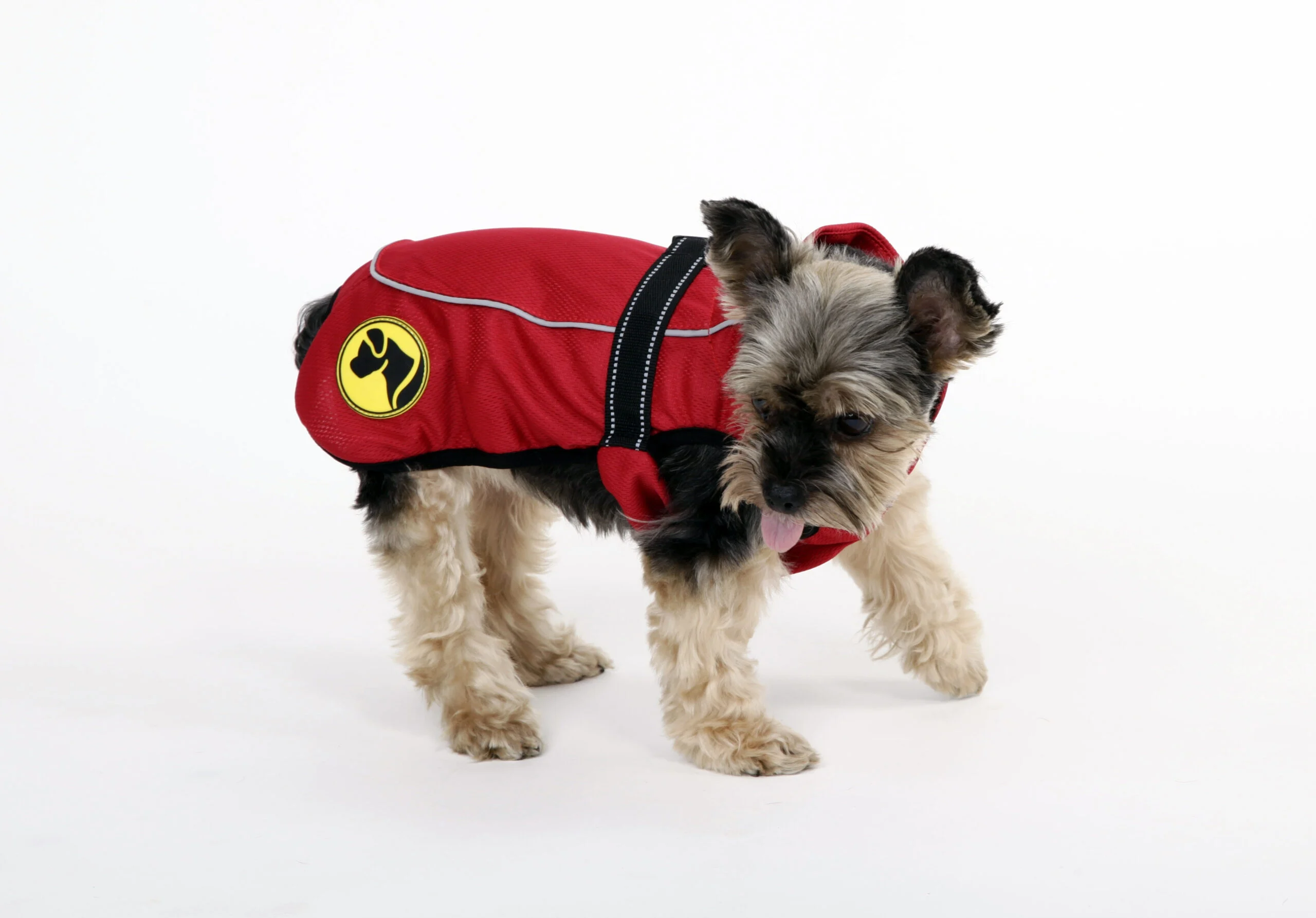 KNOC004102.jpg Haină pentru câini împotriva căpușelor și puricilor, cu element reflectorizant, XXXXS, lungimea spatelui 20 cm – Dog Armor Knockdown Coat (Insect Shield) - imagine 1