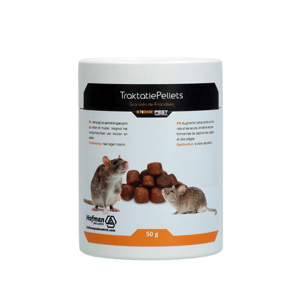 Pelete momeală pentru șoareci și șobolani, 50 g – Knock Pest Traktatie Pellets - imagine 1