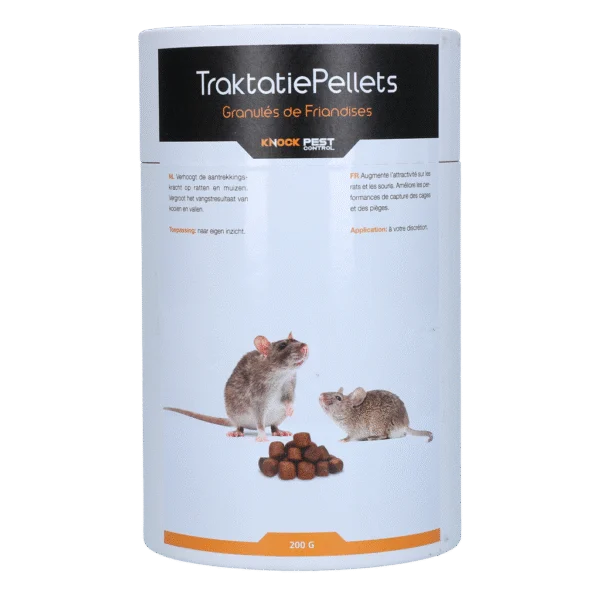 Pelete momeală pentru șoareci și șobolani, 200 g – Knock Pest Traktatie Pellets