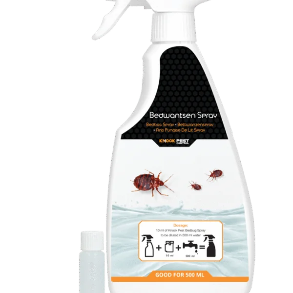 Spray concentrat împotriva ploșnițelor de pat 10 ml cu flacon cu pulverizator – Knock Pest