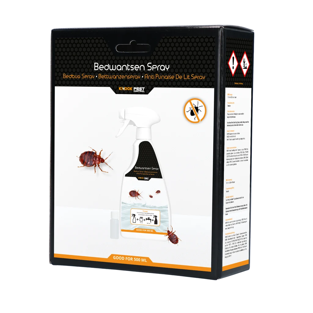 Spray concentrat împotriva ploșnițelor de pat 10 ml cu flacon cu pulverizator – Knock Pest - imagine 2