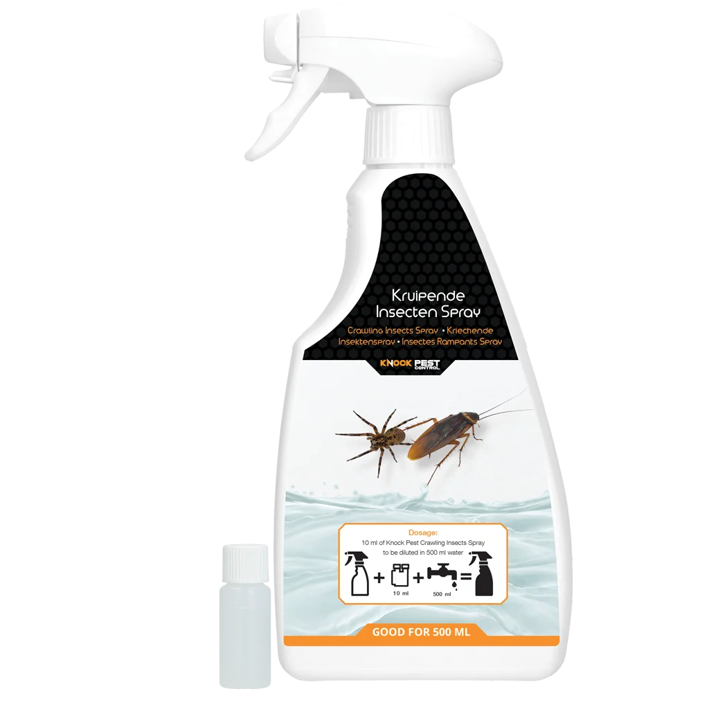 Concentrat spray împotriva insectelor târâtoare, 10 ml pentru 500 ml – Knock Pest - imagine 1