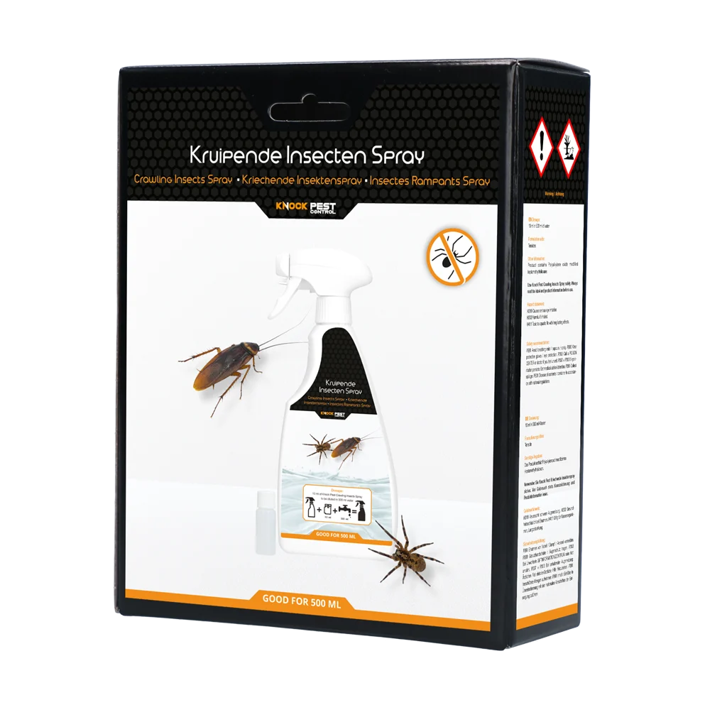 Concentrat spray împotriva insectelor târâtoare, 10 ml pentru 500 ml – Knock Pest - imagine 2