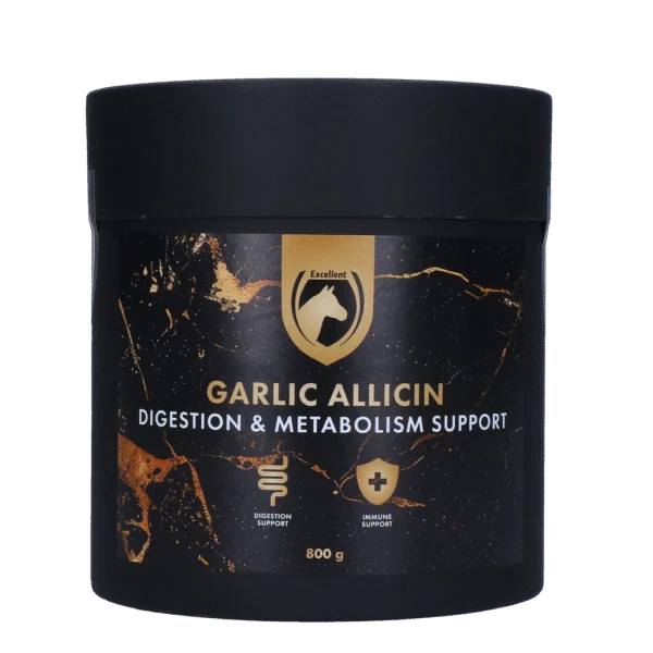 Pulbere de usturoi pentru cai, 800 g – Excellent Horse Garlic Allicin Powder