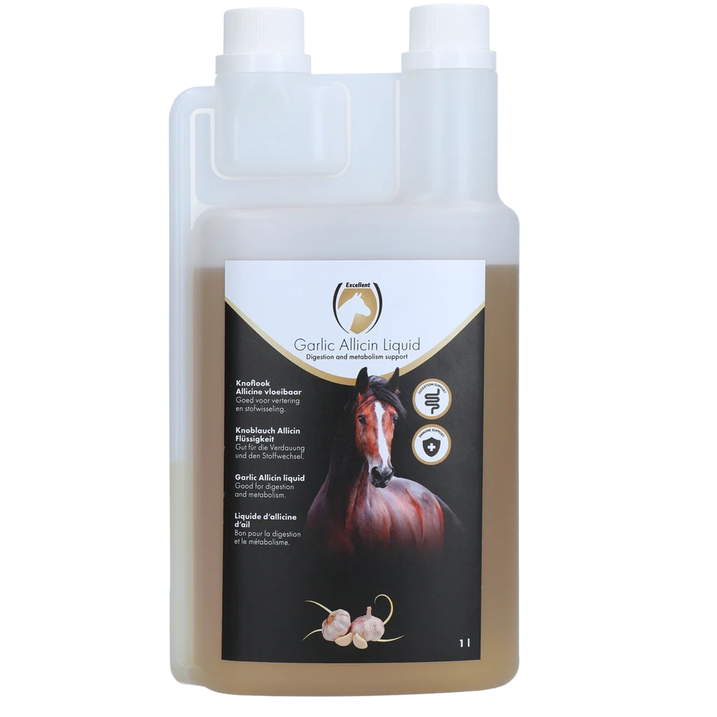 Usturoi lichid pentru cai, 1 l – Excellent Horse Garlic Allicin Liquid - imagine 1