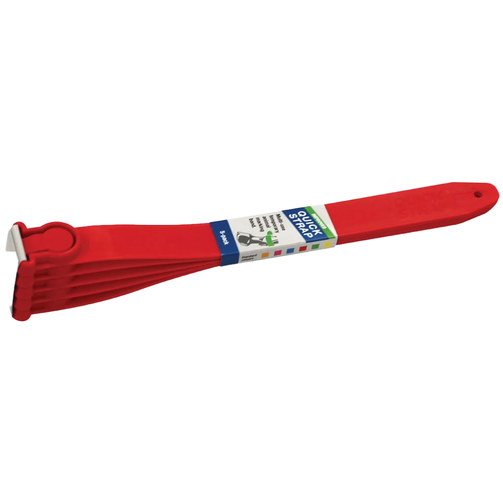 Bandă de identificare pentru vaci Quick Strap Roșie, 33,5 cm, 5 bucăți - imagine 1