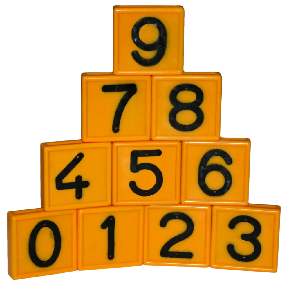 Număr de tub pentru zgardă No. 1, galben, 6/9 - imagine 1