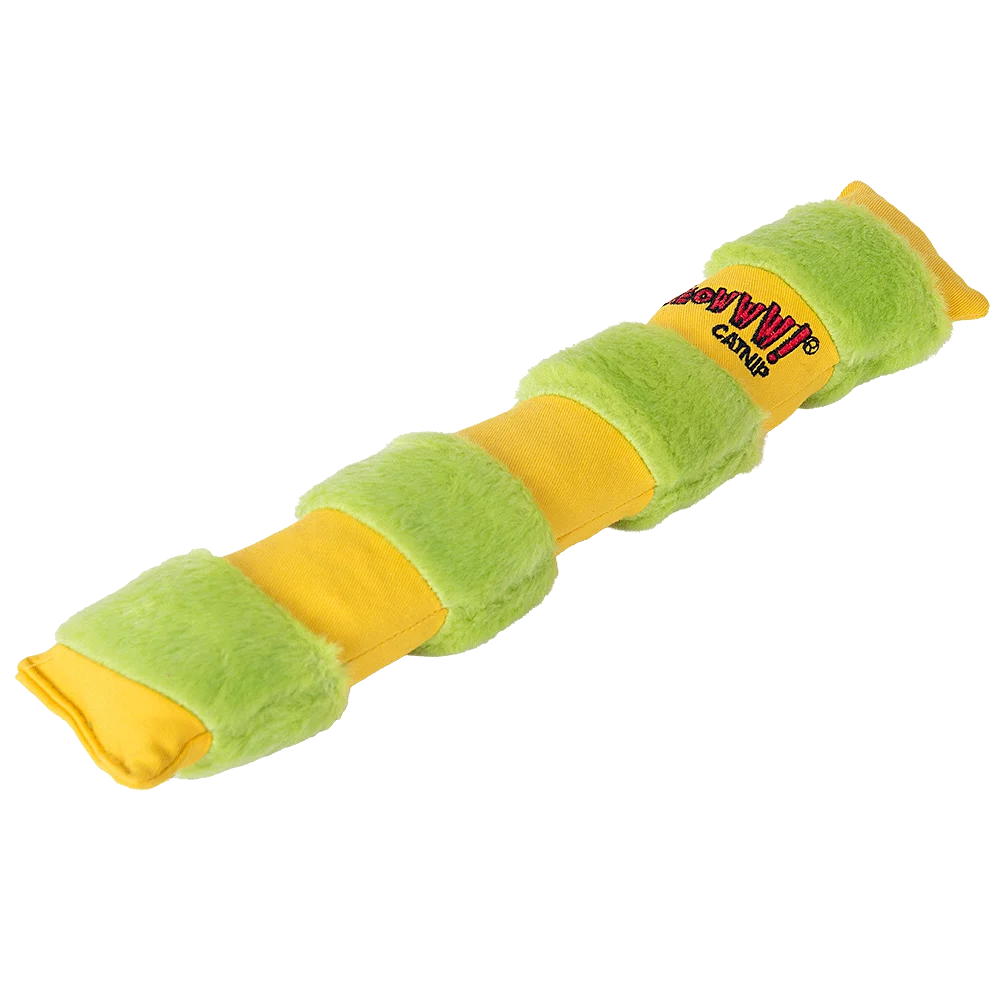 Jucărie pentru pisici pentru joacă prin lovire cu labele din spate, cu iarbă mâței, 30 cm – Yeowww! Catnip Big Kicker - imagine 2