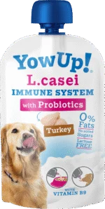 Iaurt pentru câini cu probiotice și curcan, fără lactoză, 115 g – YowUp! L. Casei Immune System Turkey