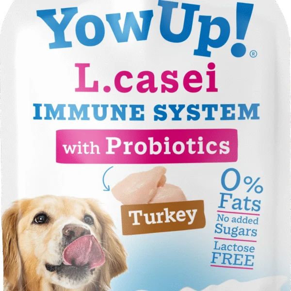 Iaurt pentru câini cu probiotice și curcan, fără lactoză, 115 g – YowUp! L. Casei Immune System Turkey