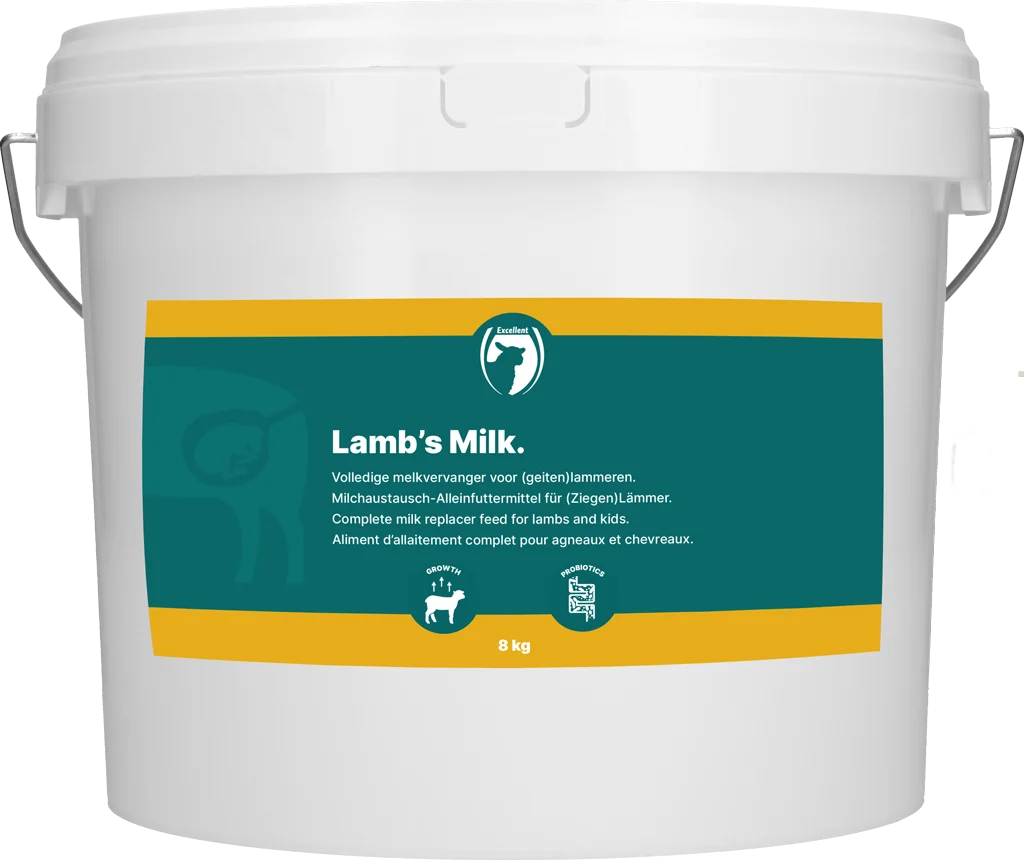 Lapte pentru miei cu lapte praf degresat, 8 kg – Excellent Lammetjesmelk - imagine 1