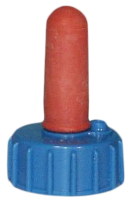 Tetina pentru miei cu capac cu filet pentru biberon din plastic - imagine 1
