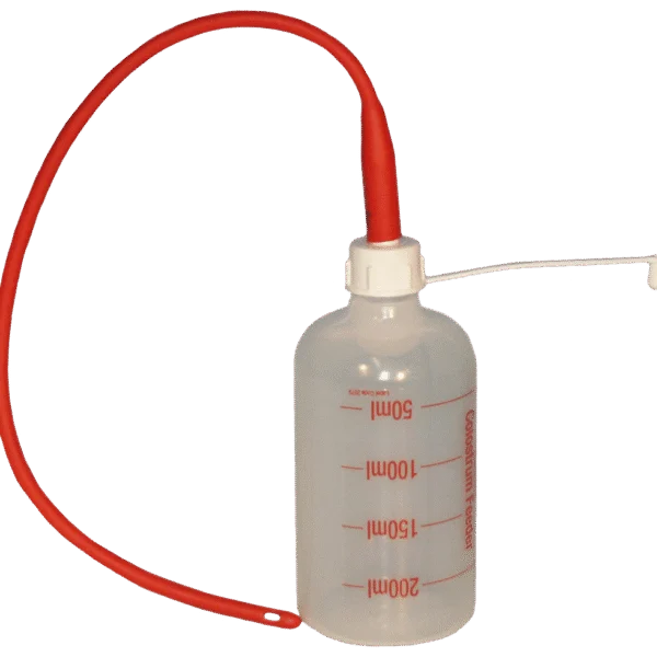Sondă pentru miei de 40 cm cu biberon de 250 ml