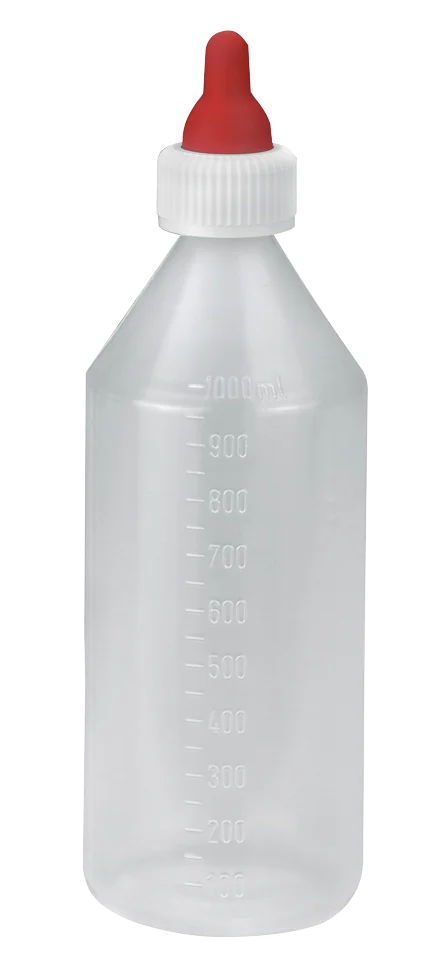 Biberon cu tetină pentru miei și mânji, 1000 ml - imagine 2