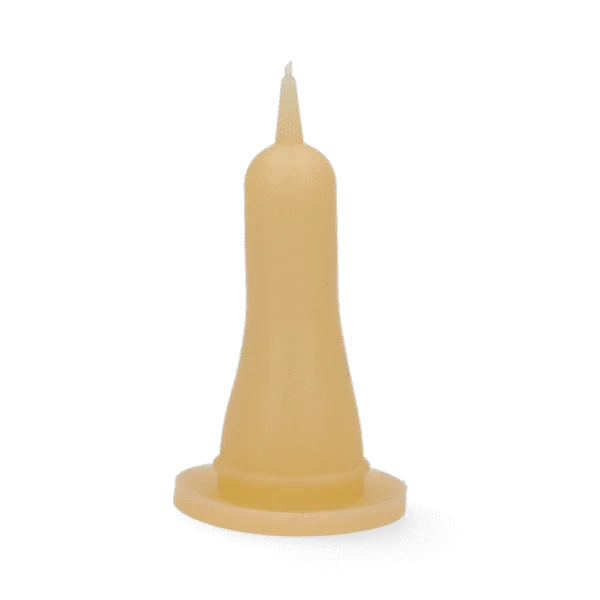 Tetină din silicon pentru biberon de miei, transparentă