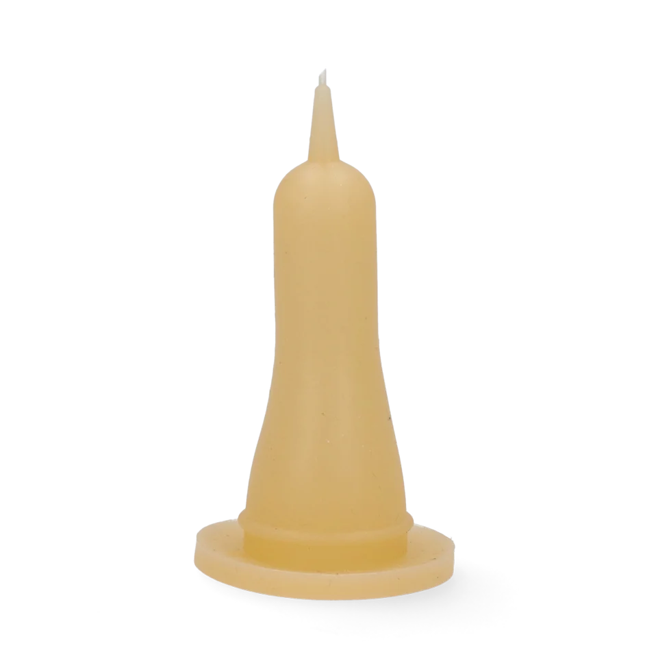 Tetină din silicon pentru biberon de miei, transparentă - imagine 1