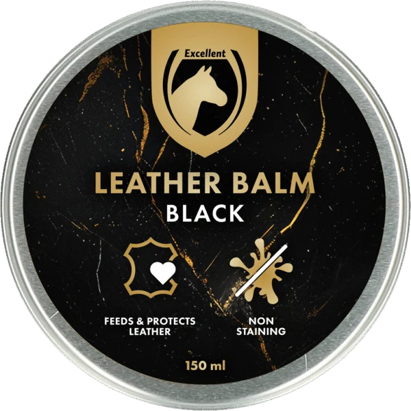 Balsam pentru piele cu ceară de albine și lanolină, negru, 150 ml – Excellent Leder & Zadel Balm Zwart