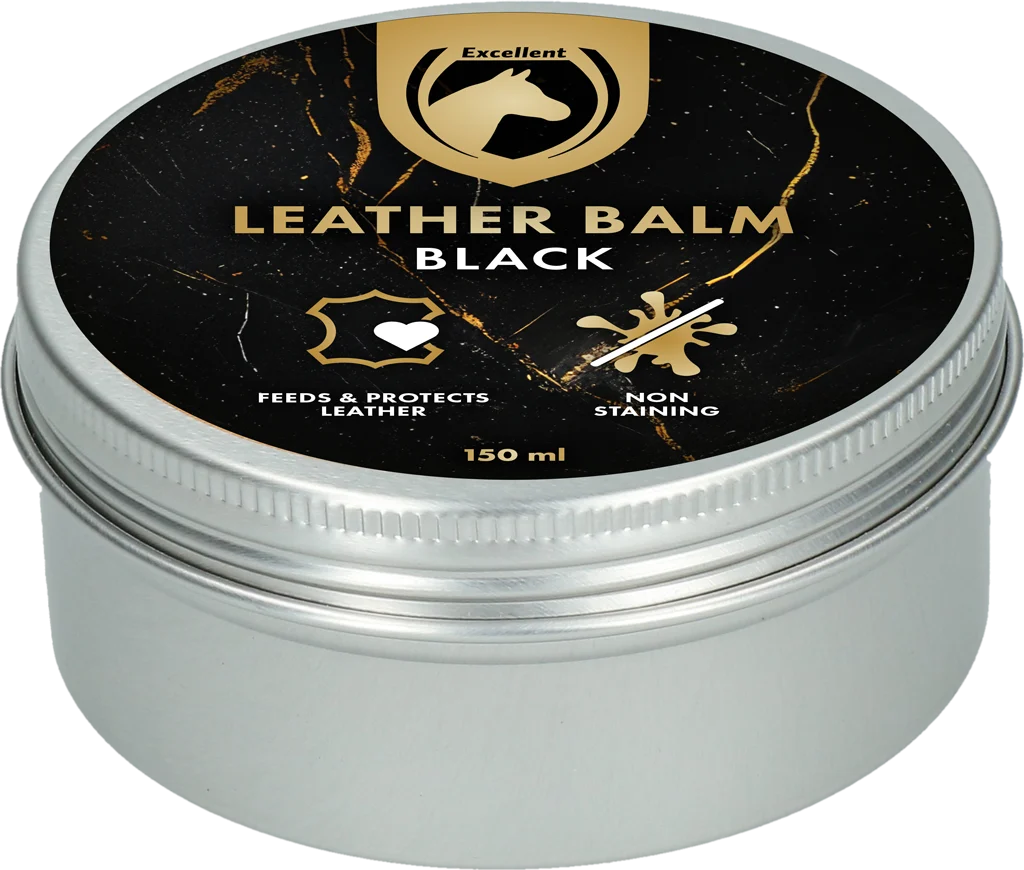 Balsam pentru piele cu ceară de albine și lanolină, negru, 150 ml – Excellent Leder & Zadel Balm Zwart - imagine 2