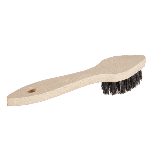 Perie pentru lustruit pielea, cu peri moi și orificiu pentru agățare, 17 cm – Bürsten Walter