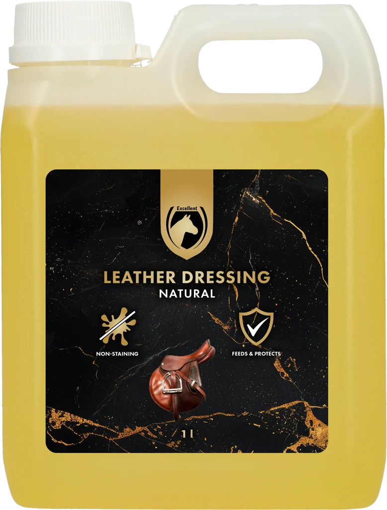 Ulei pentru șa cu lanolină, 1 l – Excellent Leather Dressing Naturel - imagine 1
