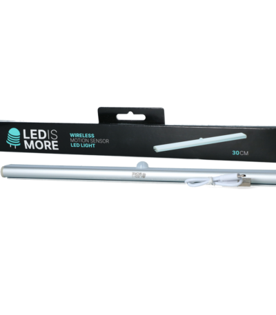 Lampă LED cu senzor de mișcare, reîncărcabilă prin USB, 30 cm – Led is more