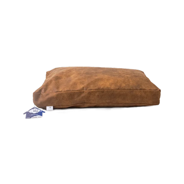 Pernă pentru câini cu fulgi de spumă XL Cognac, 125 x 90 x 10 cm – Let's Sleep Plush Pillow
