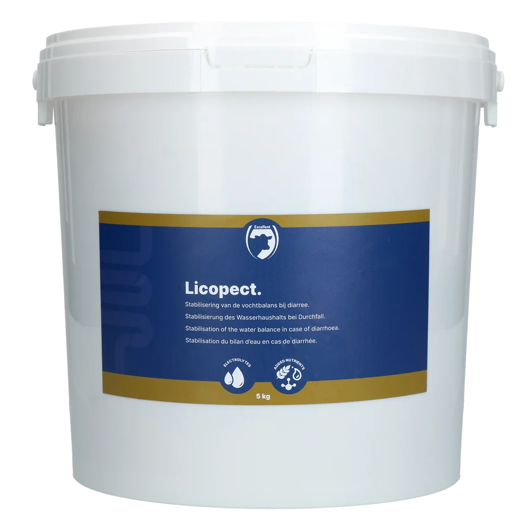 Hrană dietetică pentru viței, cu electroliți și pectine, 5 kg – Excellent Licopect - imagine 1