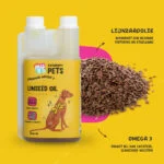 Ulei de in pentru câini cu omega 3, presat la rece, 500 ml – Excellent Pets Linseed Oil - imagine 5