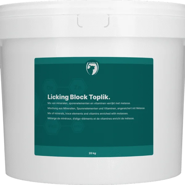 Bloc de lins pentru oi și miei, cu minerale și vitamine, 20 kg – Excellent Toplik