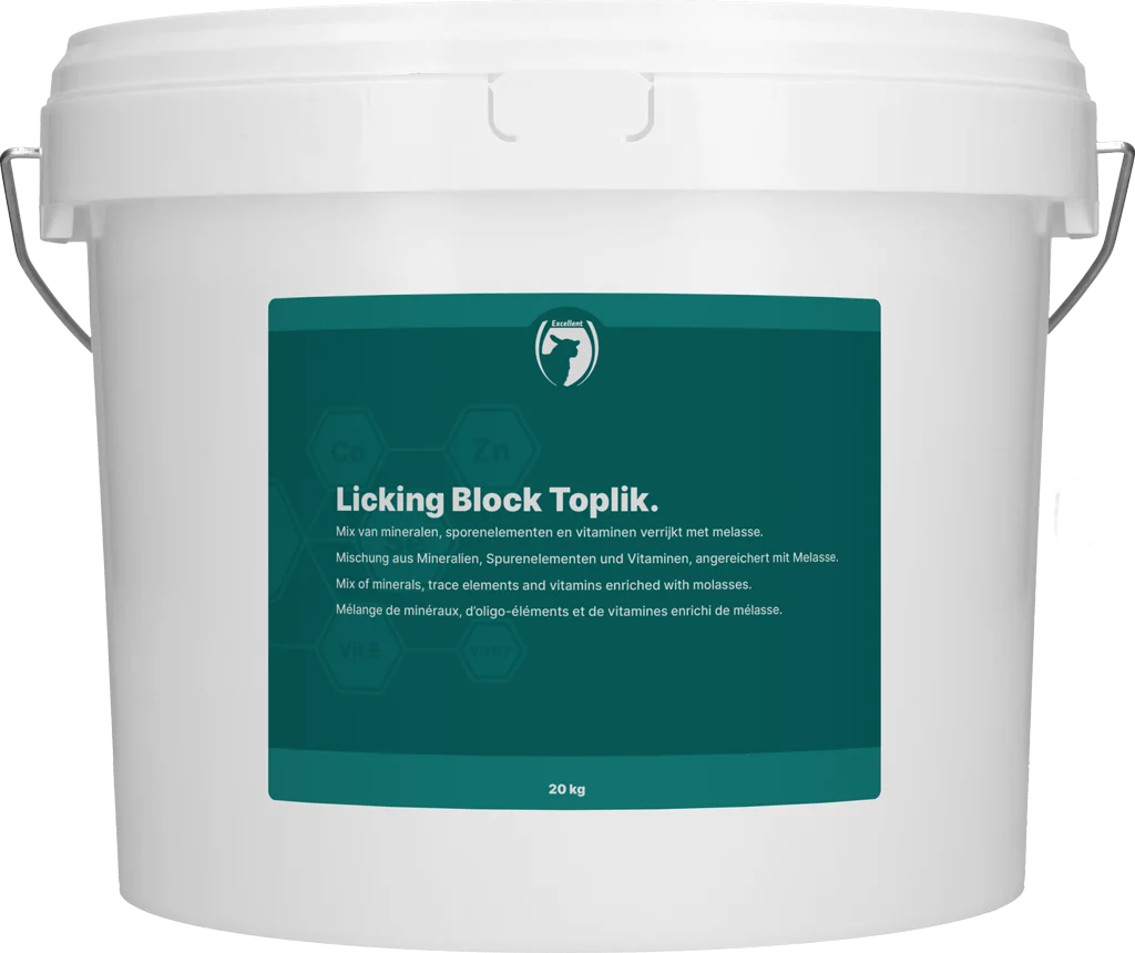 Bloc de lins pentru oi și miei, cu minerale și vitamine, 20 kg – Excellent Toplik - imagine 1