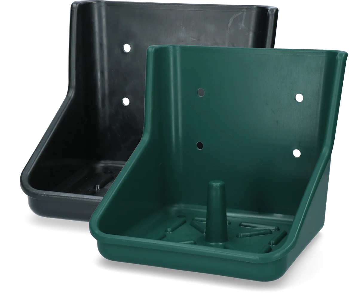 Suport Robu din plastic pentru blocuri de sare de 10 kg, verde - imagine 3