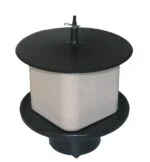 Suport din plastic pentru piatră de lins de 10 kg, cu montare pe stâlp – Vplast - imagine 5