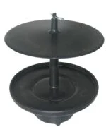 Suport din plastic pentru piatră de lins de 10 kg, cu montare pe stâlp – Vplast - imagine 3