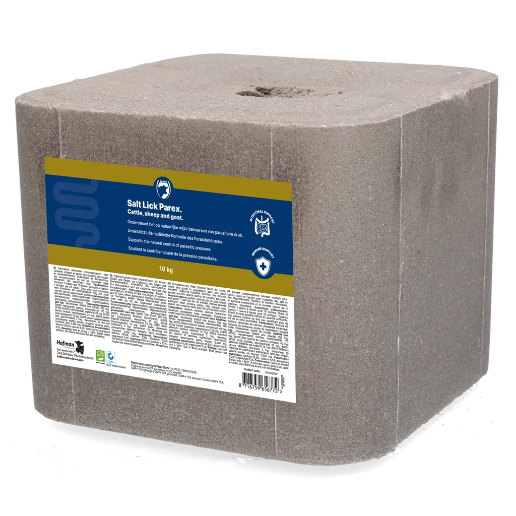 Piatră de lins cu minerale pentru bovine, oi și capre, 10 kg – Excellent Salt Lick Parex - imagine 1