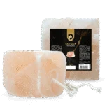Piatră de lins din sare de Himalaya pentru cai, cu frânghie, 3 tot 4 kg – Excellent Horse Salt Lick Himalaya