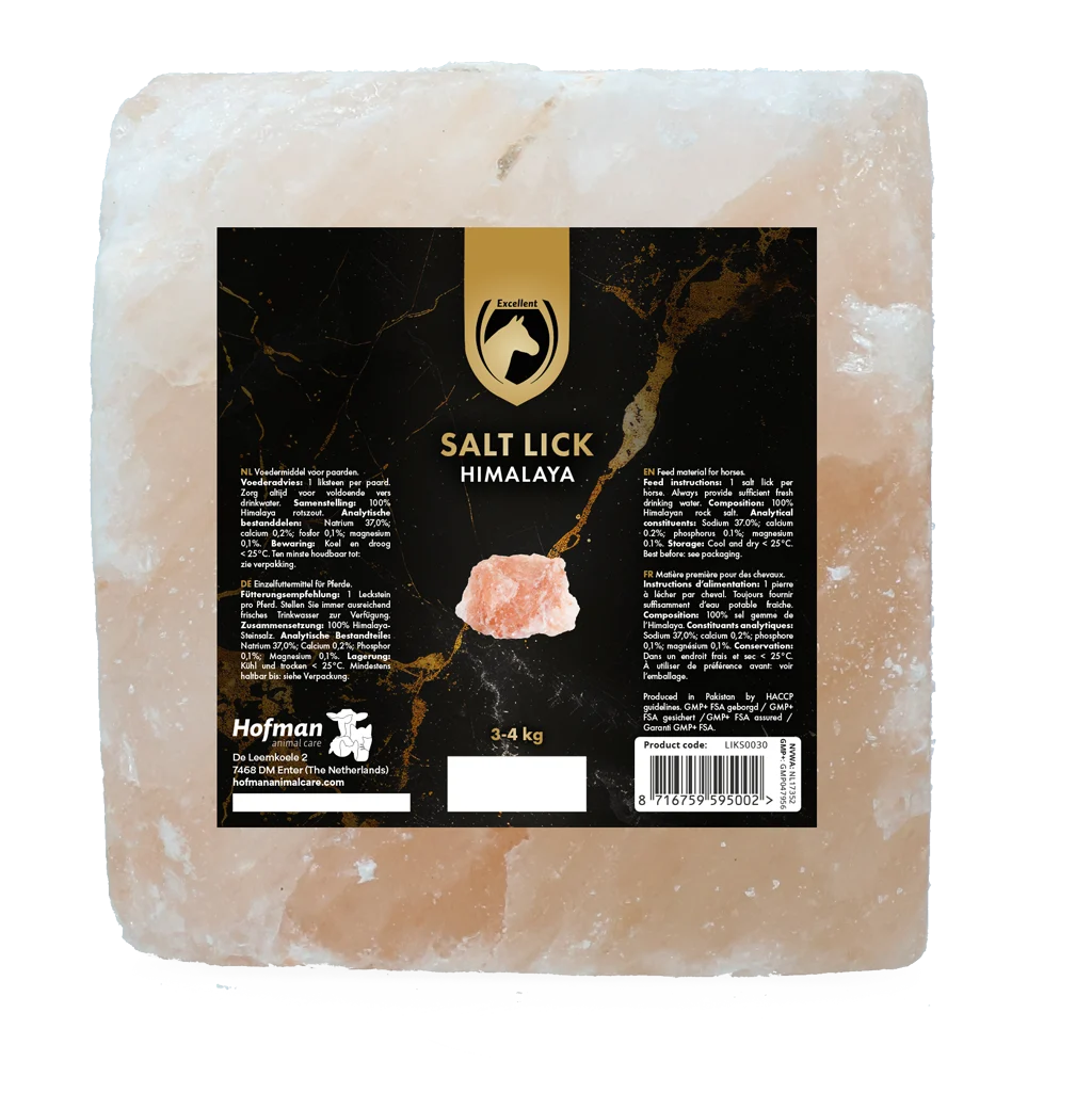 Piatră de lins din sare de Himalaya pentru cai, cu frânghie, 3 tot 4 kg – Excellent Horse Salt Lick Himalaya - imagine 4