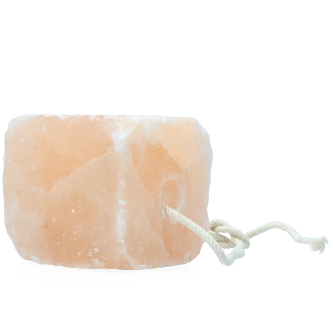 Piatră de lins din sare de Himalaya pentru cai, cu frânghie, 3 tot 4 kg – Excellent Horse Salt Lick Himalaya - imagine 2