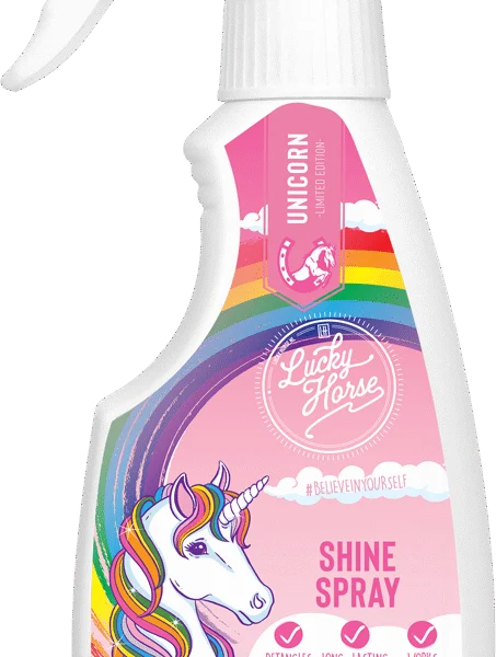 Spray pentru strălucire cu efect de descurcare, 250 ml – Lucky Horse Unicorn Shine Spray