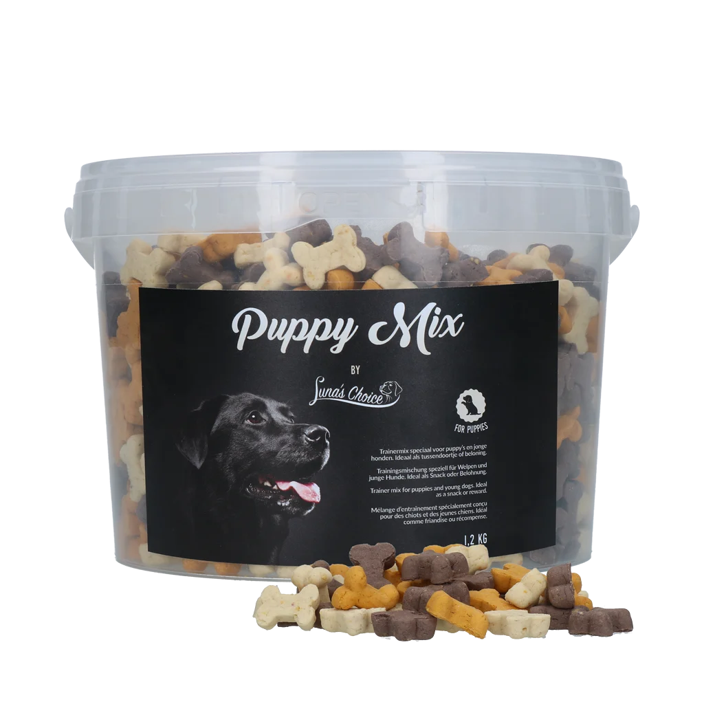 Biscuiți recompensă pentru căței, copți la cuptor – Luna's Choice Puppy Mix L - imagine 1