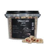 Recompense pentru dresaj cu carne și somon, inimioare, 500 g – Luna's Choice Trainer Mix Hartjes
